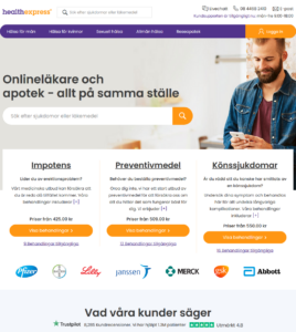 Healthexpress.eu - Utmärkt leverantör av sjukvård och läkemedel med hög klass
